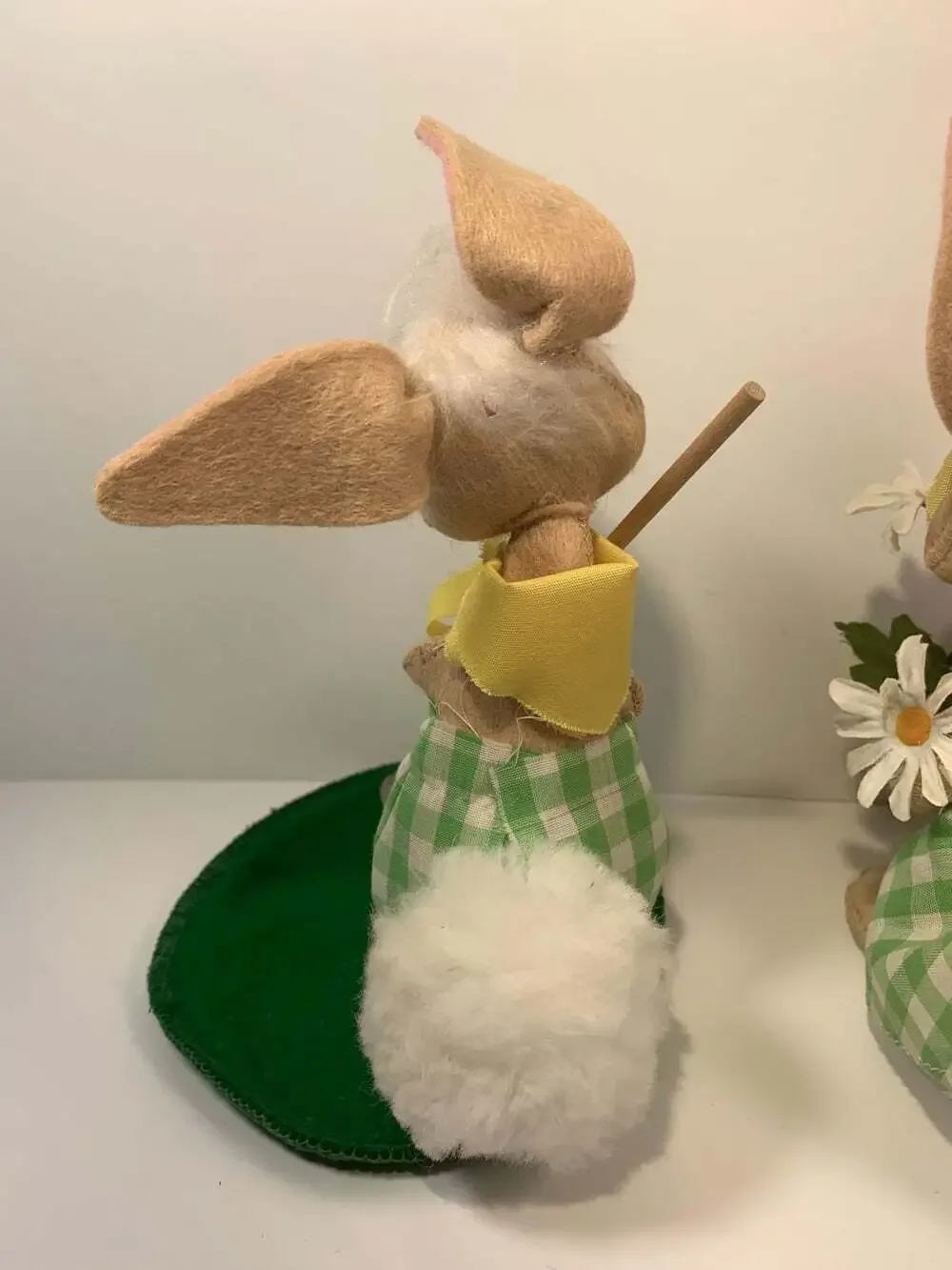Annalee Easter Bunnies Gardening Girls Spring Bunnies 1988